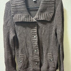 Pendleton Brown Women's Cardigan Sweater